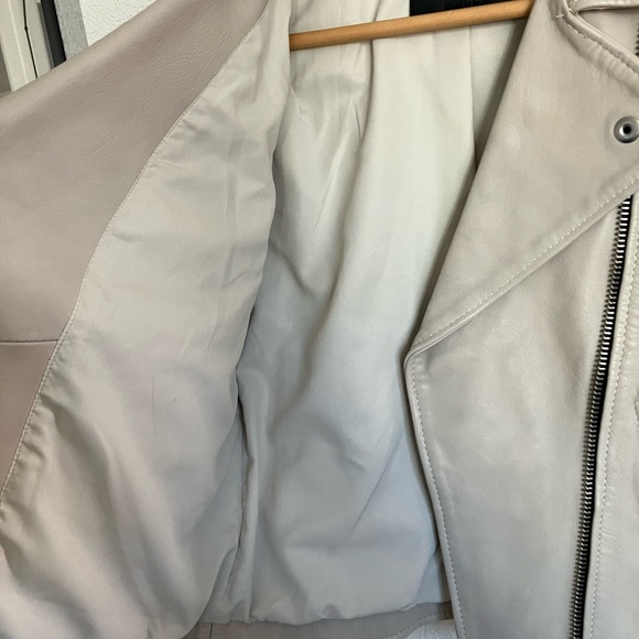 All Saints Riley Leather Biker Jacket - Picture 10 of 12